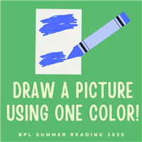 Draw a picture using one color Badge